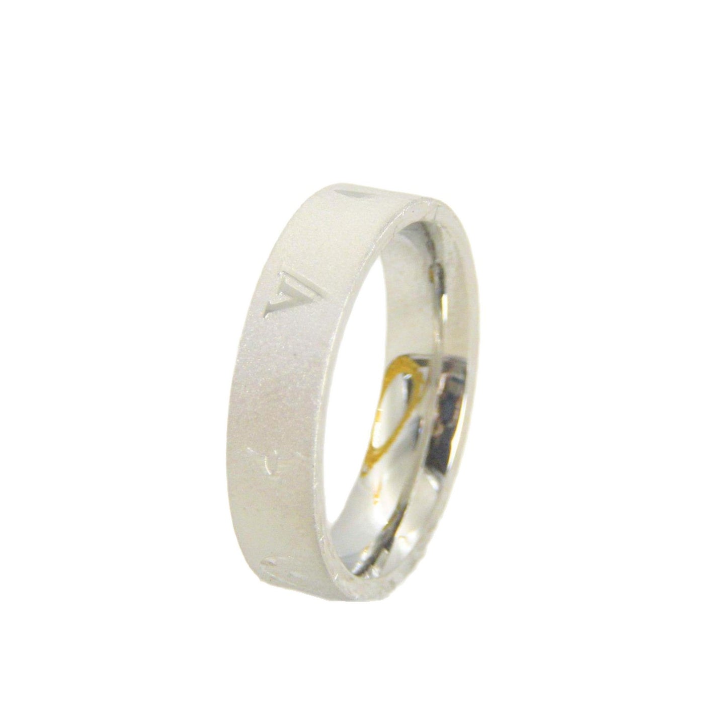 Donkey Vintage Frosted Female Single Design Gold Not Easy Ring