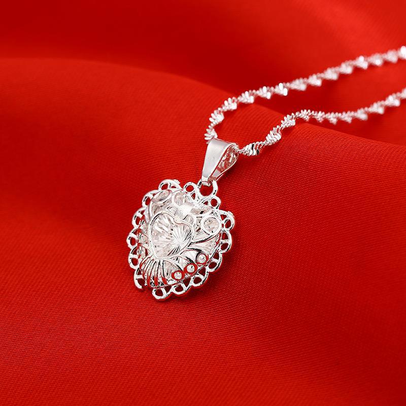 Women's Hollow Clover Vintage Gourd Water Drop Necklaces
