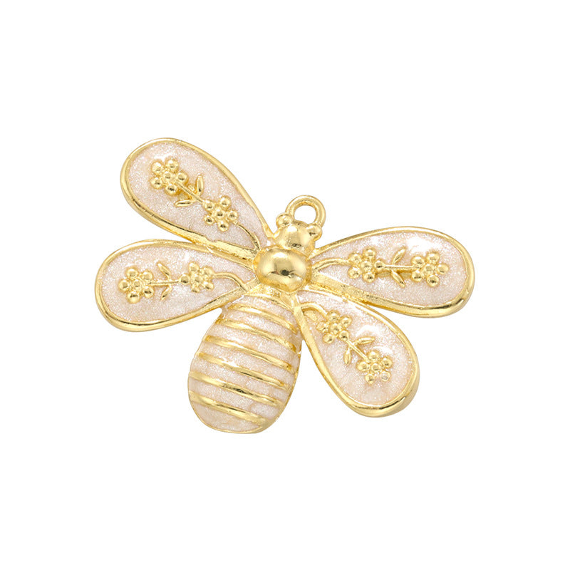 Pastoral Colorful Oil Bee Fresh Sweet Pendants