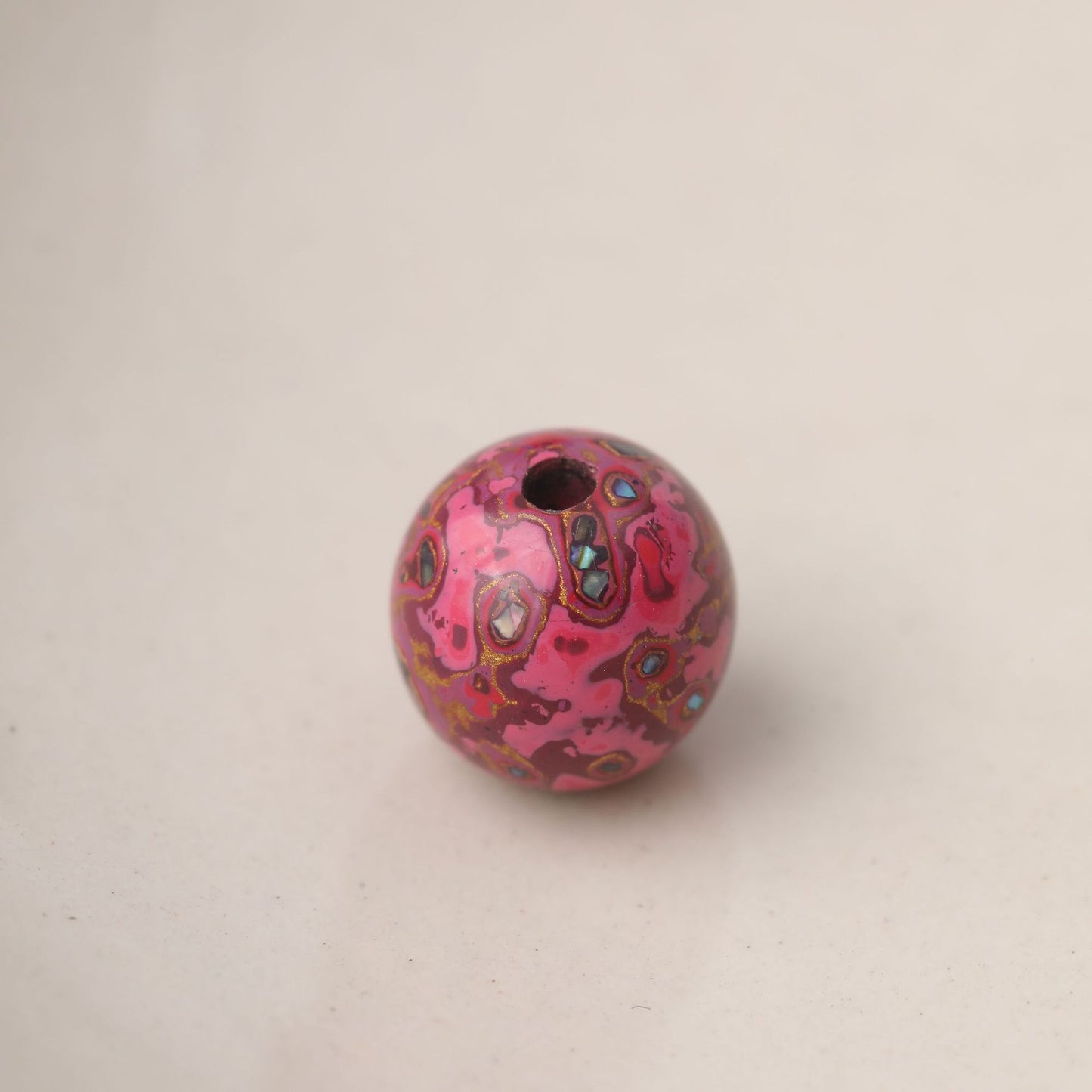 Paint Large Beads Inlaid Screw Scattered Single Bracelet