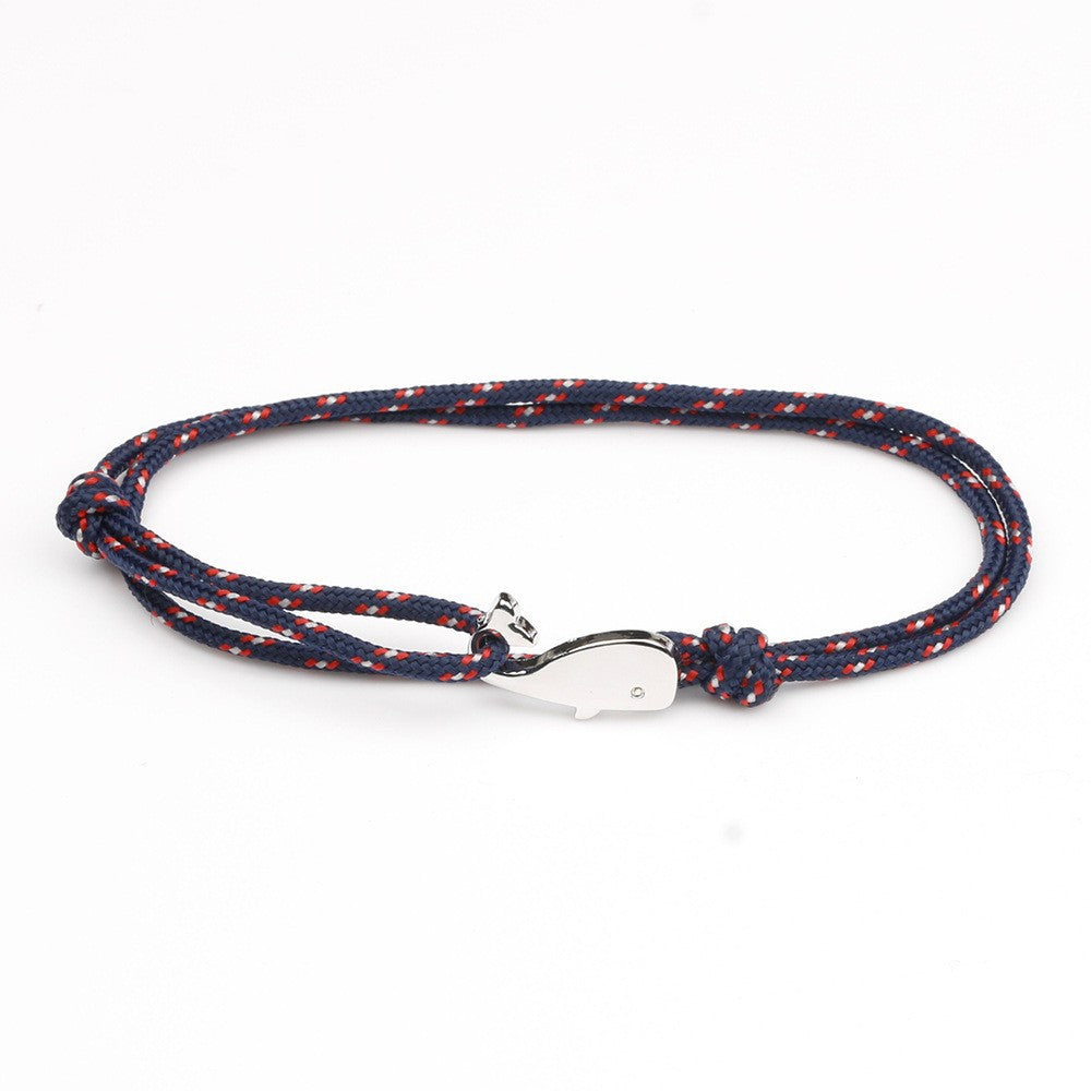 Women's Fashion Style Cute Dancing Whale Dolphin Boat Anchor Bracelets