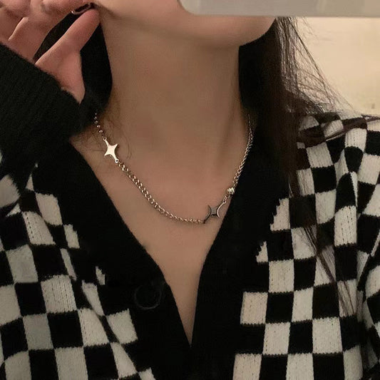 Women's Stitching For Light Luxury Minority Design Simple High-grade Clavicle Necklaces