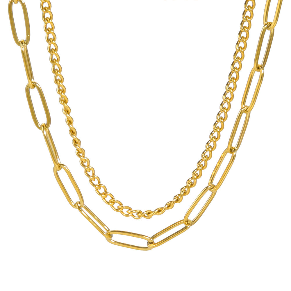 Men's Art Retro Aloofness Style Titanium Steel Necklaces