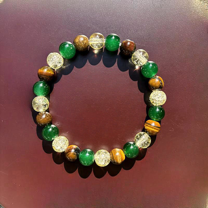 New Natural Stone Tigereye Crystal Bohemian Bracelet