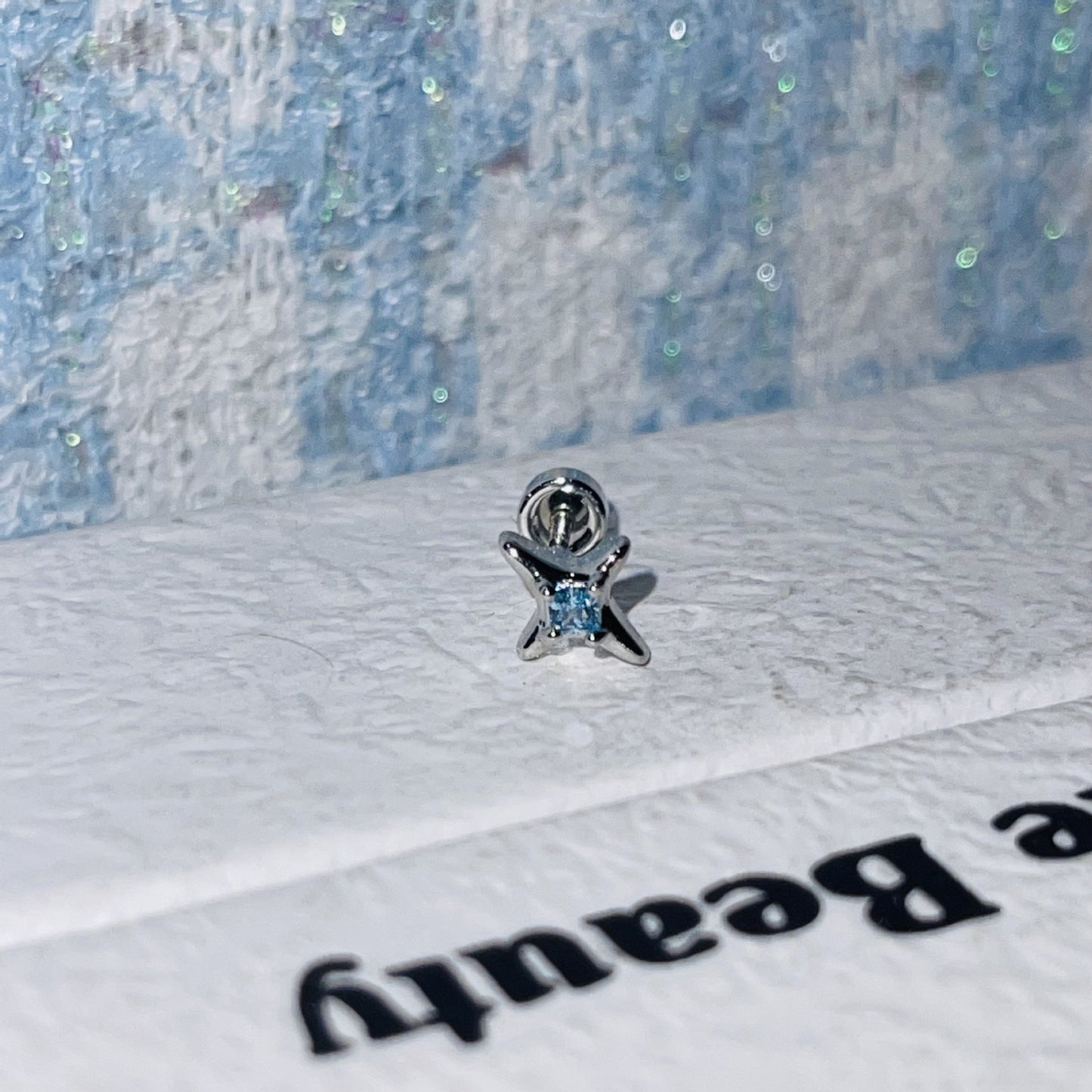 Clip Zircon Ear Bone Female Titanium Earrings