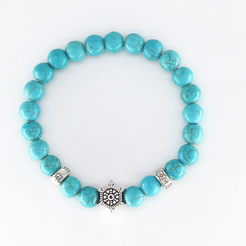 Classy Turquoise Beach Turtle String Beads Bracelets