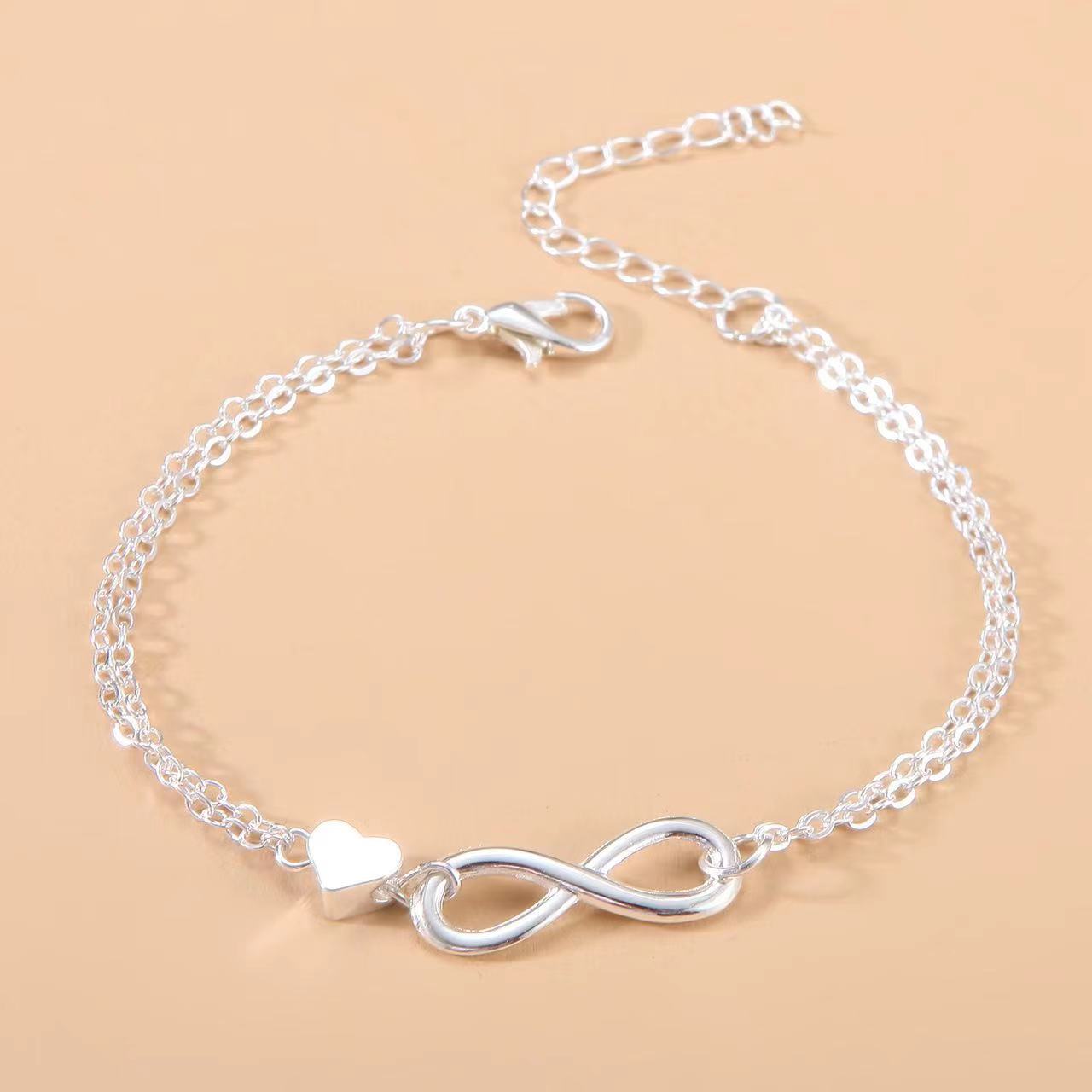 Classic Infinite Symbol Digital Love Combination Bracelets