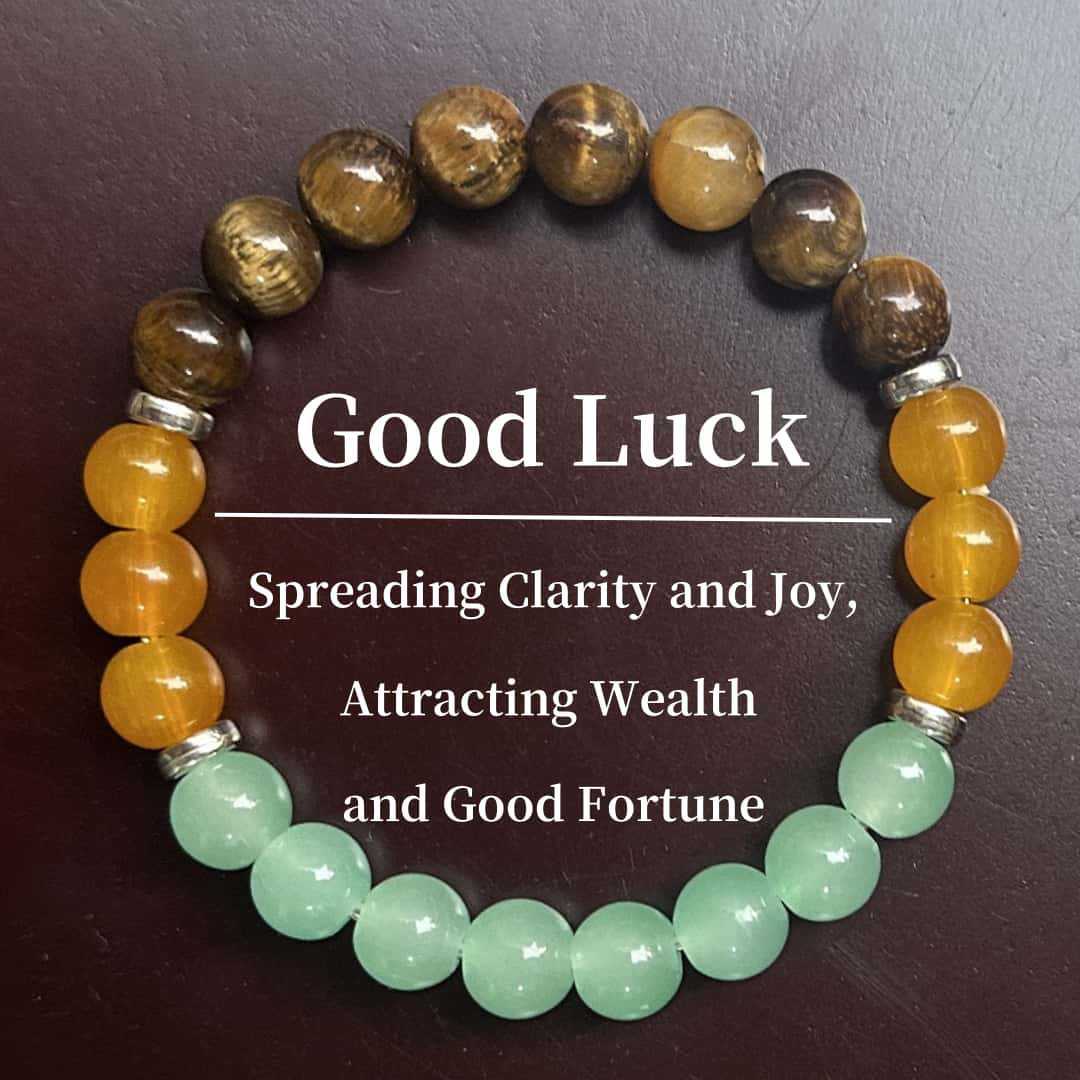 Tigereye Citrine Multiple Three-color Natural Stone Crystal String Bracelets