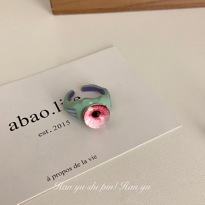 Monster Sweet Cool Cartoon Cute Girlfriends Ring