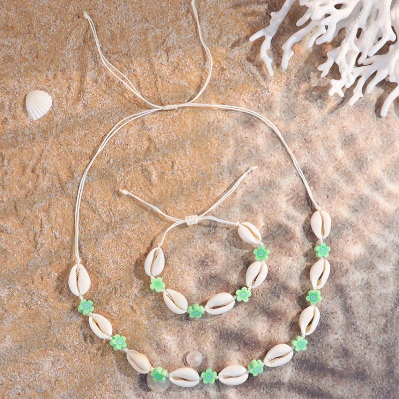Holiday Ocean Style Cartoon Shell Design Starfish Necklaces