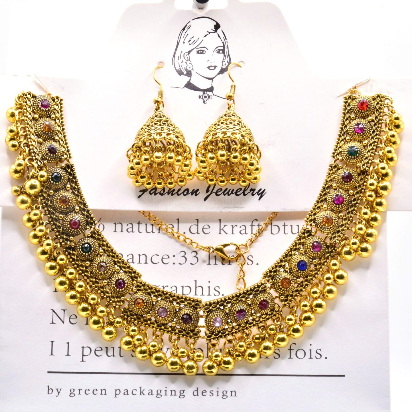Women's Bell Water Drop Tassel High Sense Dinner Geometric Fashion Necklaces