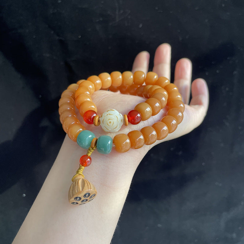 Bodhi Candy Color Single Circle Pliable Temperament High Throw Three Bracelets