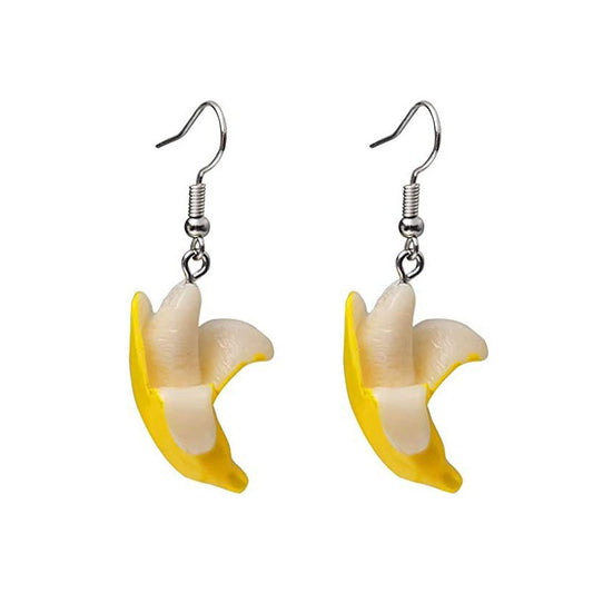 Imitation Wild Really Cute Banana Sweet Small Earrings