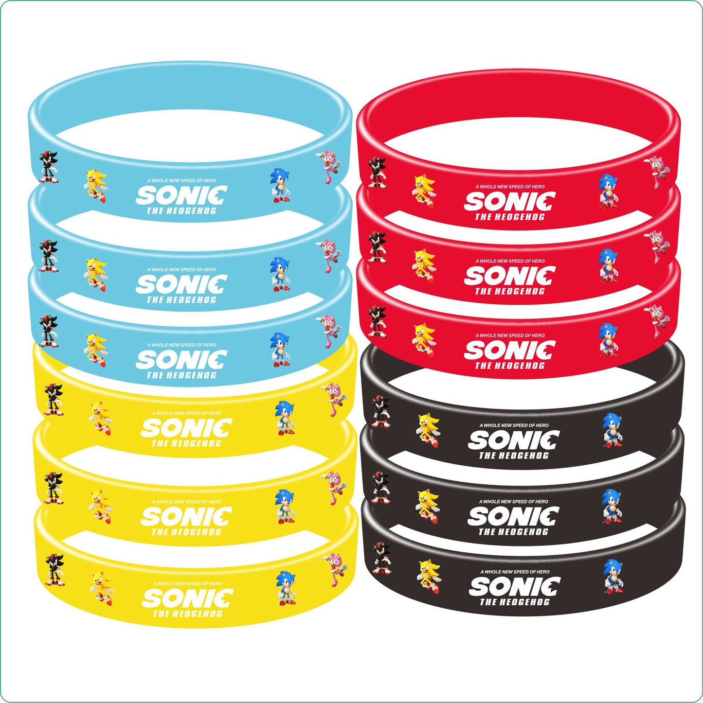 Cartoon Silicone Anime Surrounding The Game Wrist Bracelets