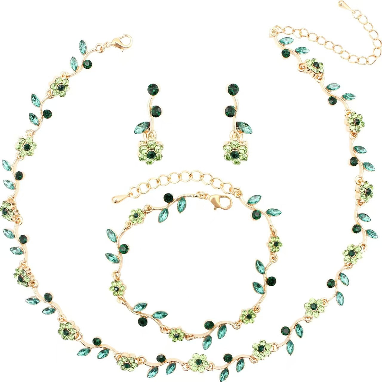 Unique Classic Stylish Cool Diamond Alloy Jewelry Set