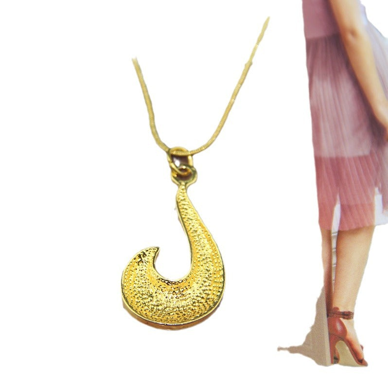 Hook Fox Tail Snake Chain Clavicle Pendants