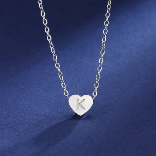 And Exquisite Titanium Steel Cut Heart Necklaces