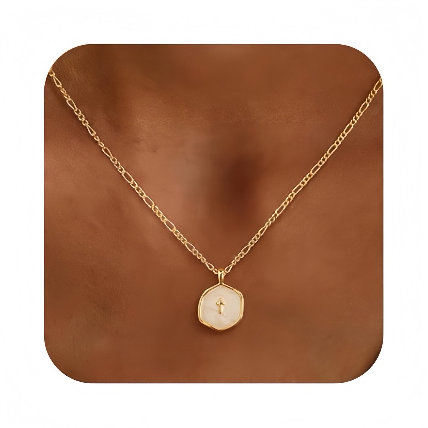 Women's Best-selling Minimalist Cute Wild Simple Cross Commemorative Necklace