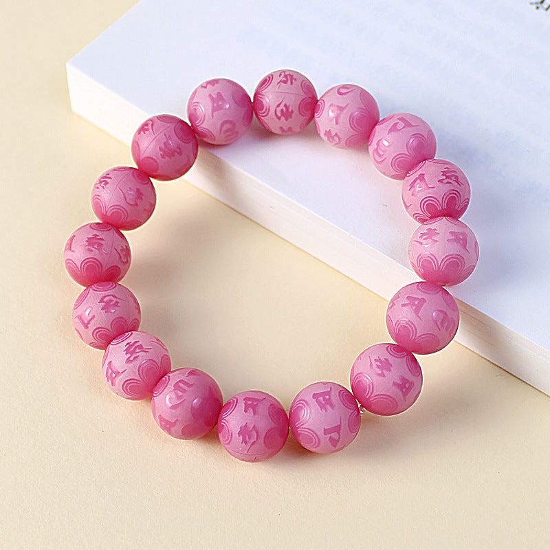 Bodhi Candy Color Single Circle Pliable Temperament High Throw Three Bracelets