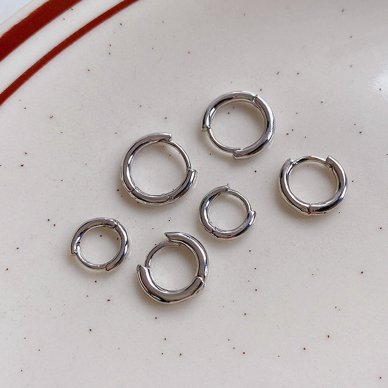 Simple Circle Niche Design Senior Female Fashion Earrings