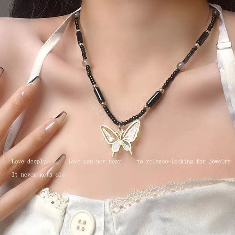 Female Ethnic Personalized Beaded Niche Retro Necklaces