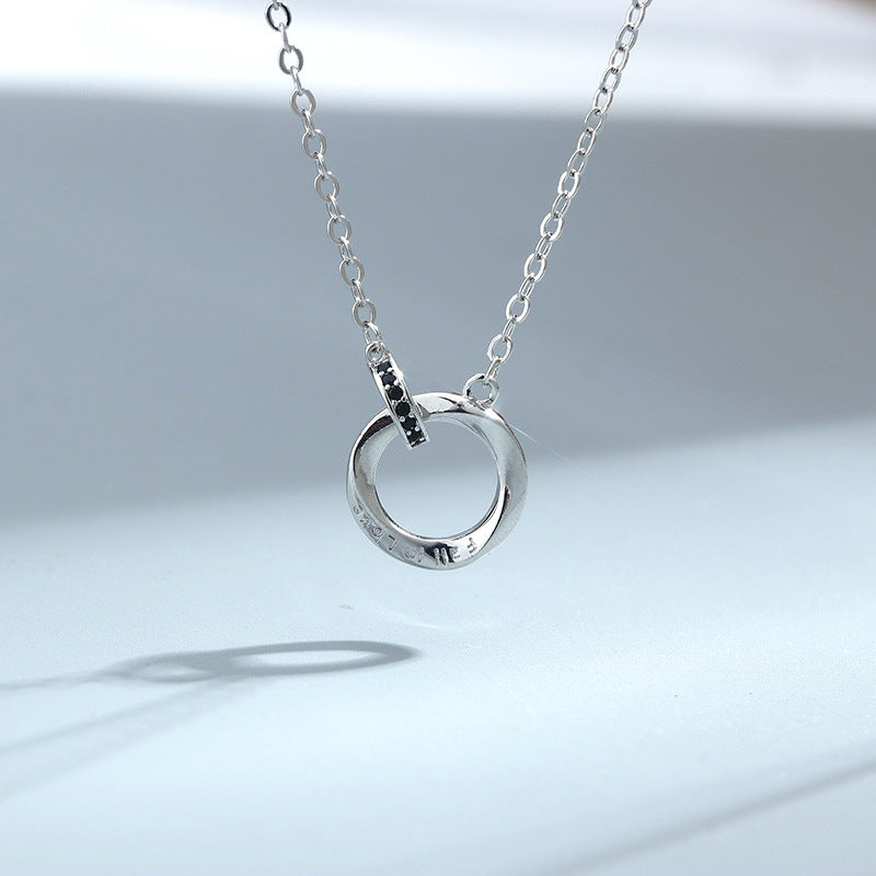 Women's & Men's Couple Long-distance Love Commemorative Gift Trendy Necklaces