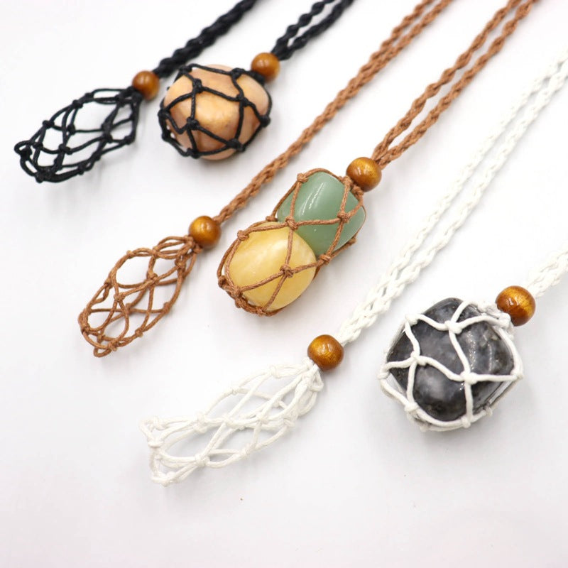 Telescopic Handmade Wire Mesh Support Retro Pendants