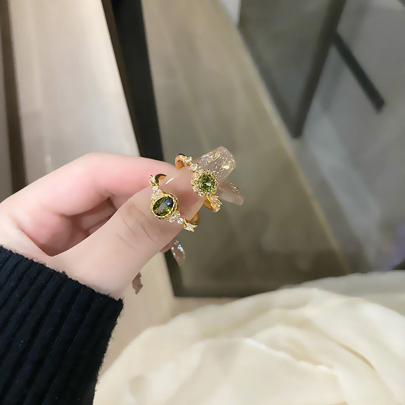 Female Simple Stylish Personality Vintage Accessories Rings