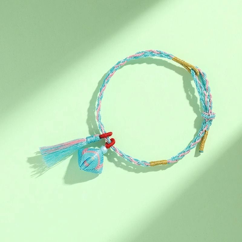 Small Gift Tassel Adjustable Red Rope Dragon Boat Festival Bracelet