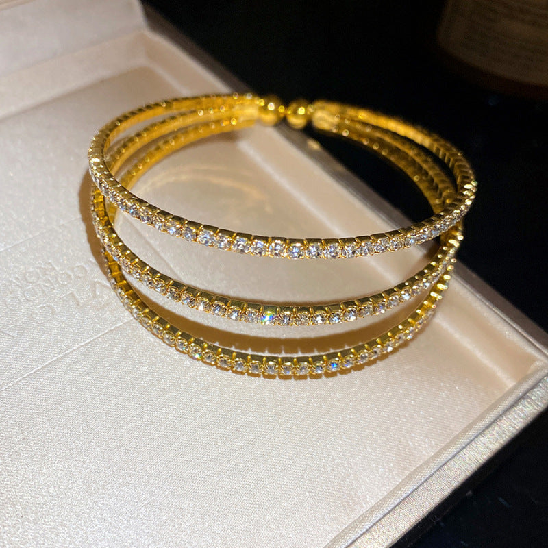 Women's Oval Leaf Small Fresh Gentle Temperament Light Luxury High Sense Bracelet
