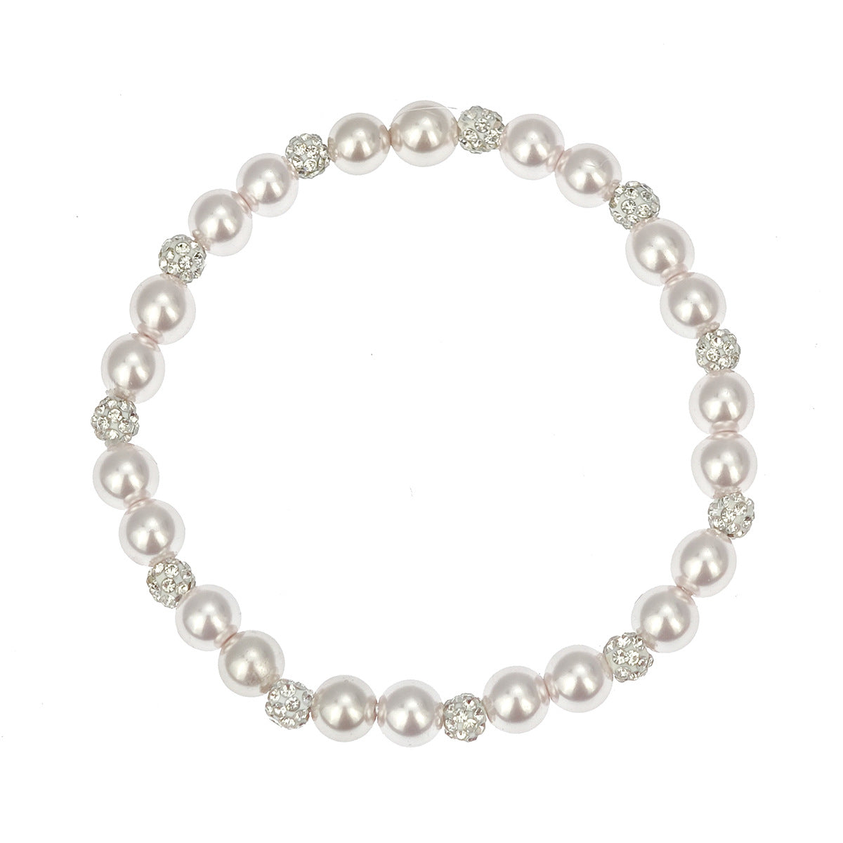 Women's High-grade Crystal Pearl Exquisite Wrist Decoration Gift Bracelet