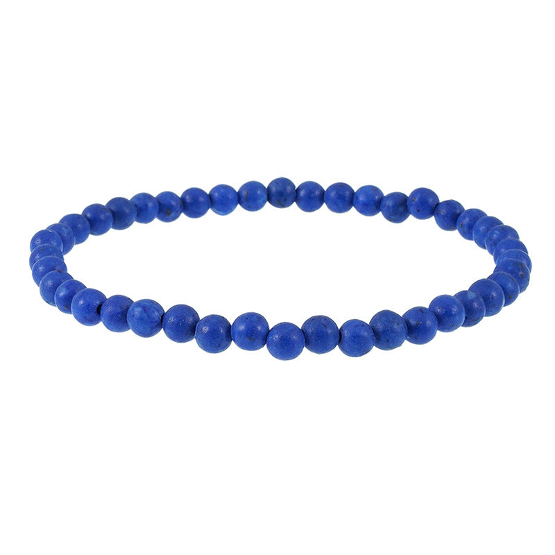 Stone Volcanic Rock Turquoise Malachite Agate Bracelet