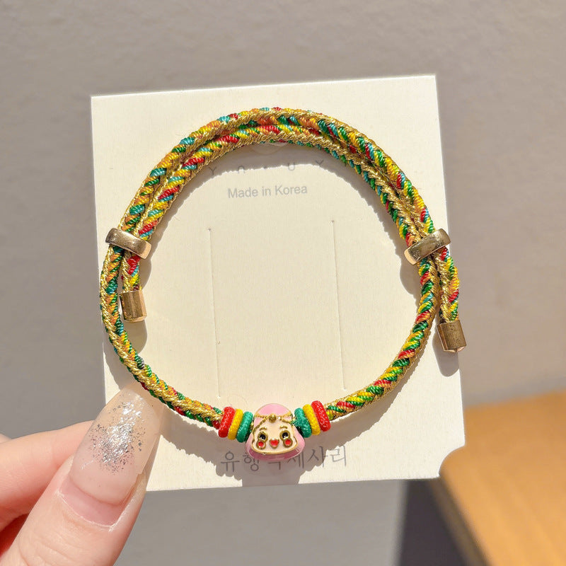 Boat Festival Carrying Strap Colorful Rope Wind Hand-woven Bracelet