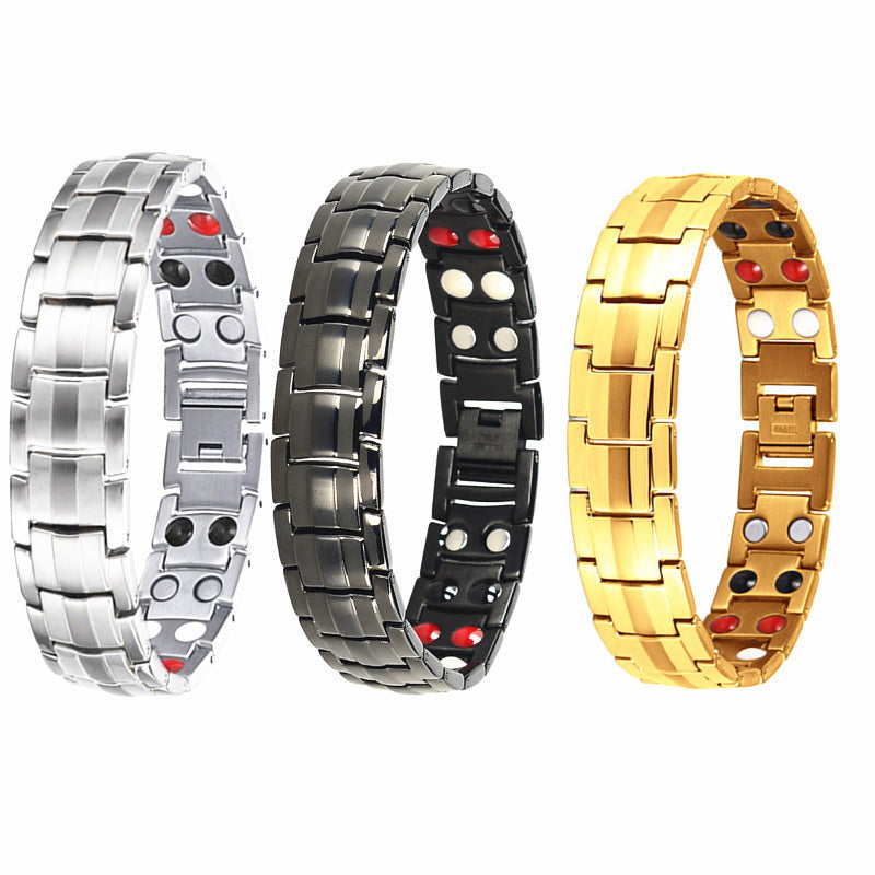 Men's Detachable Magnet Module Couple Magnetic Brace Bracelets