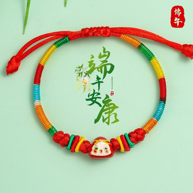 Festival Colorful Rope Ethnic Style Hand-woven Adult Small Sachet Carrying Bracelet