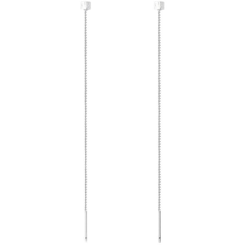 Women's Square Lines Summer Simple Cold Style Long Ear Line