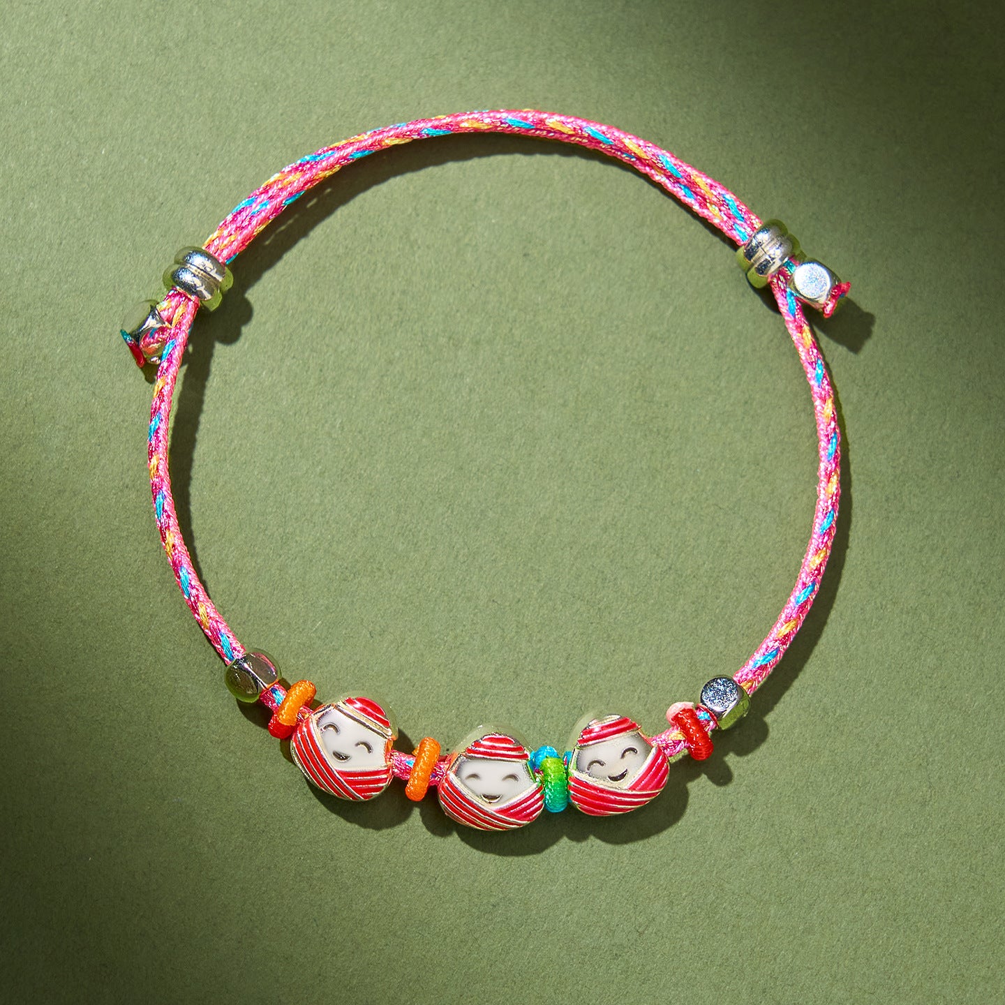 Festival Colorful Rope Ethnic Style Hand-woven Adult Small Sachet Carrying Bracelet