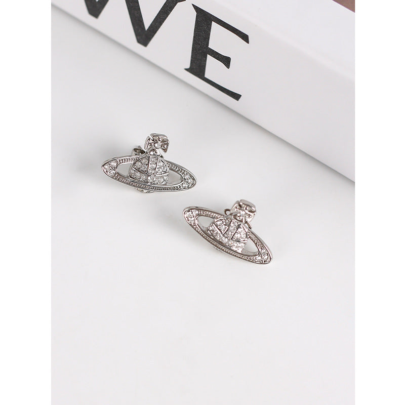 Charming Women's Planet High-grade Ear Fashionable Stud Earrings