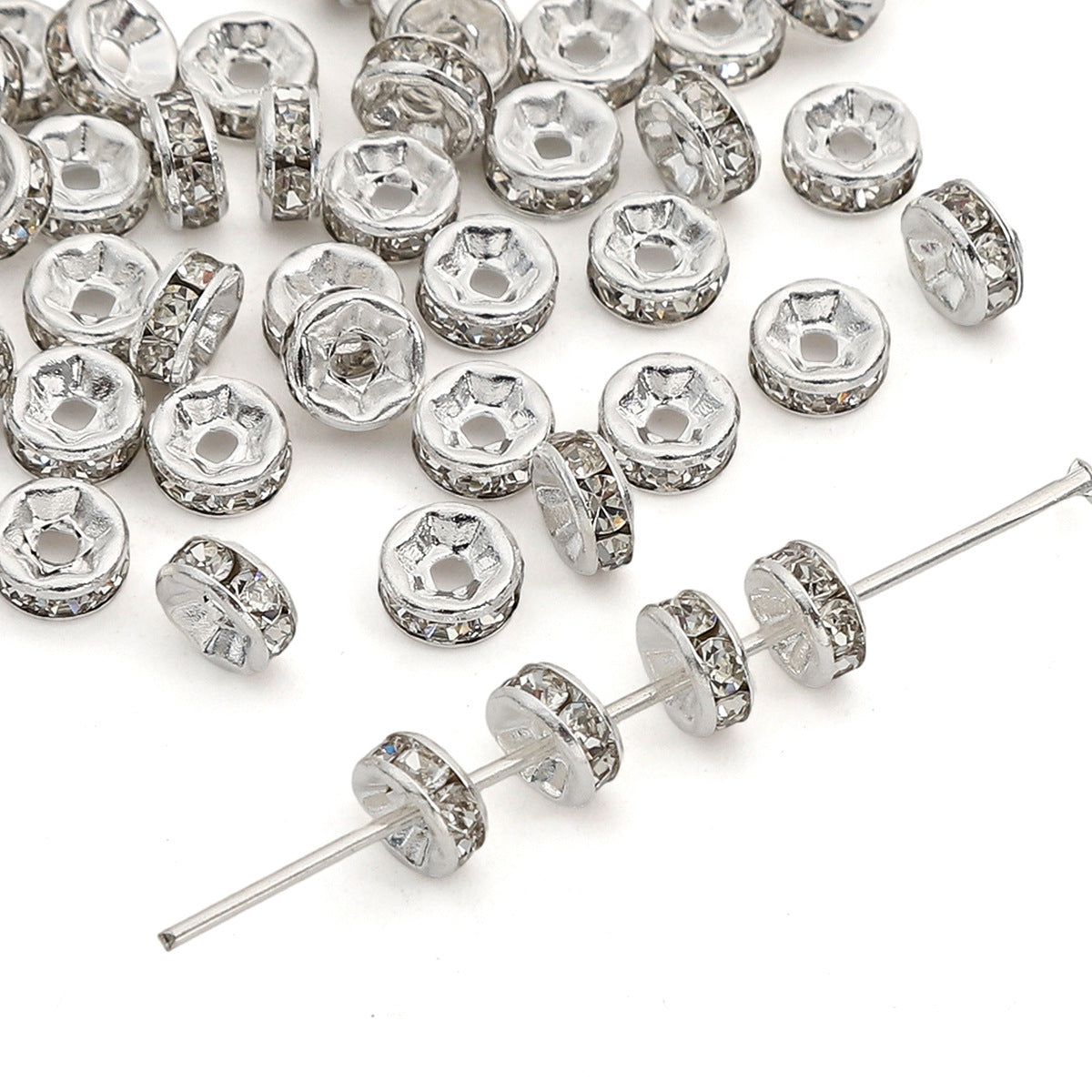 Versatile Hoop Floral Ball Separator Beads Jewelry Accessories