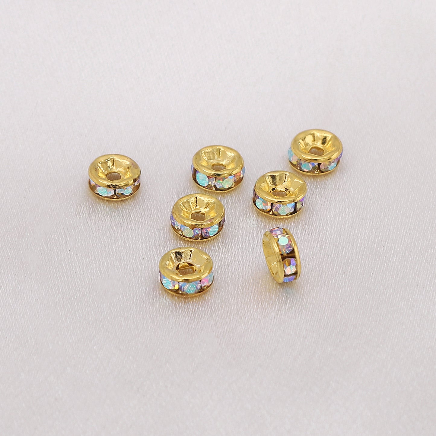 Versatile Hoop Floral Ball Separator Beads Jewelry Accessories