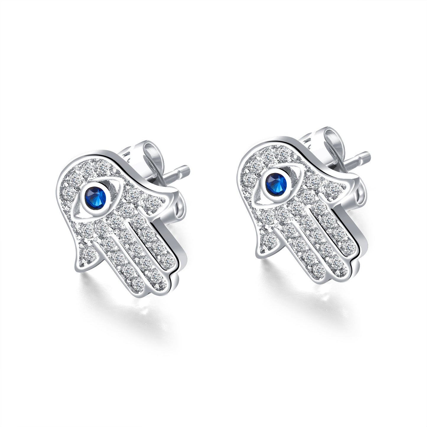 Classy Personalized Hamsa Palm Ear Fashion Earrings