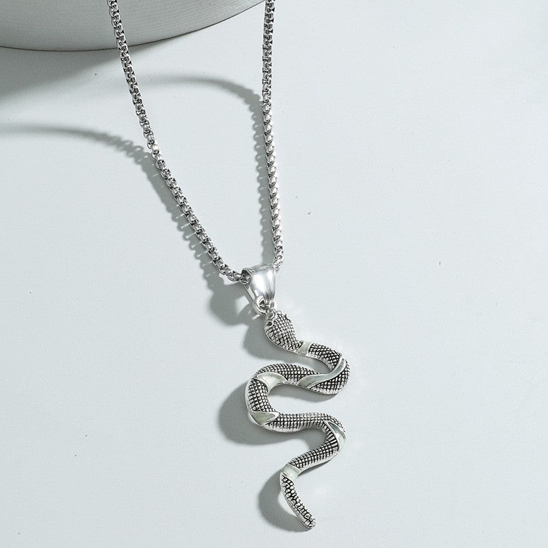 Personalized Fashion Snake Hip Hop Luminous Retro Pendants