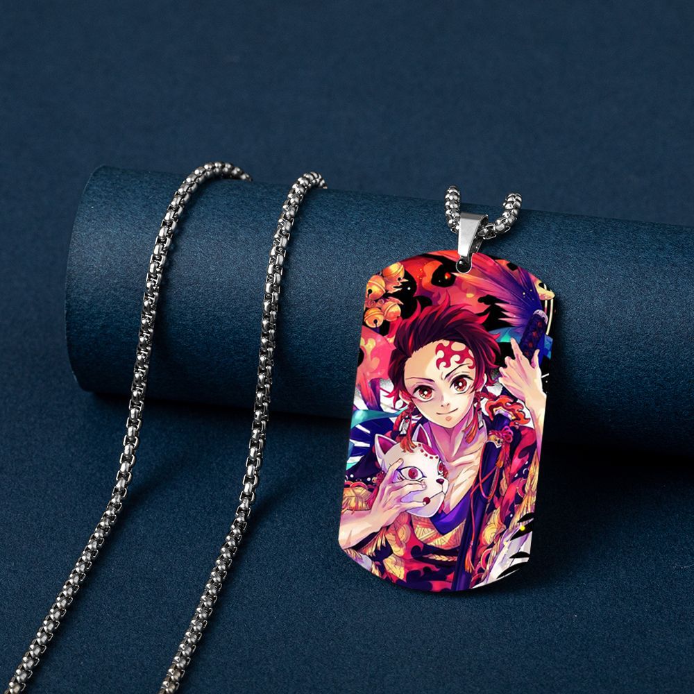 No Stainless Steel Color Printing Army Pendants