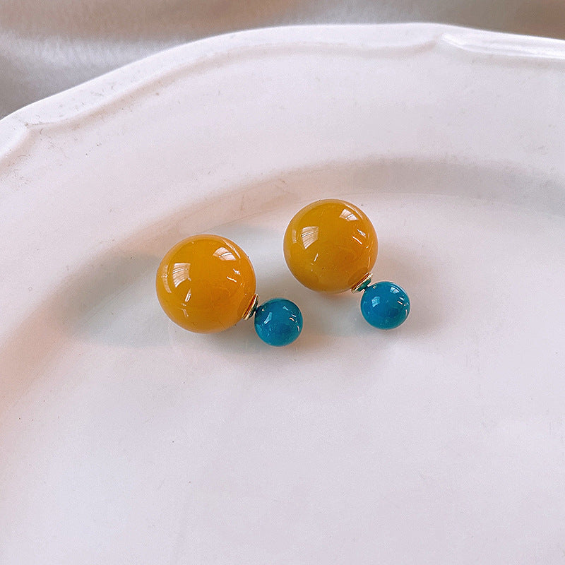 Note Sier Needle Acrylic Stars Summer Earrings