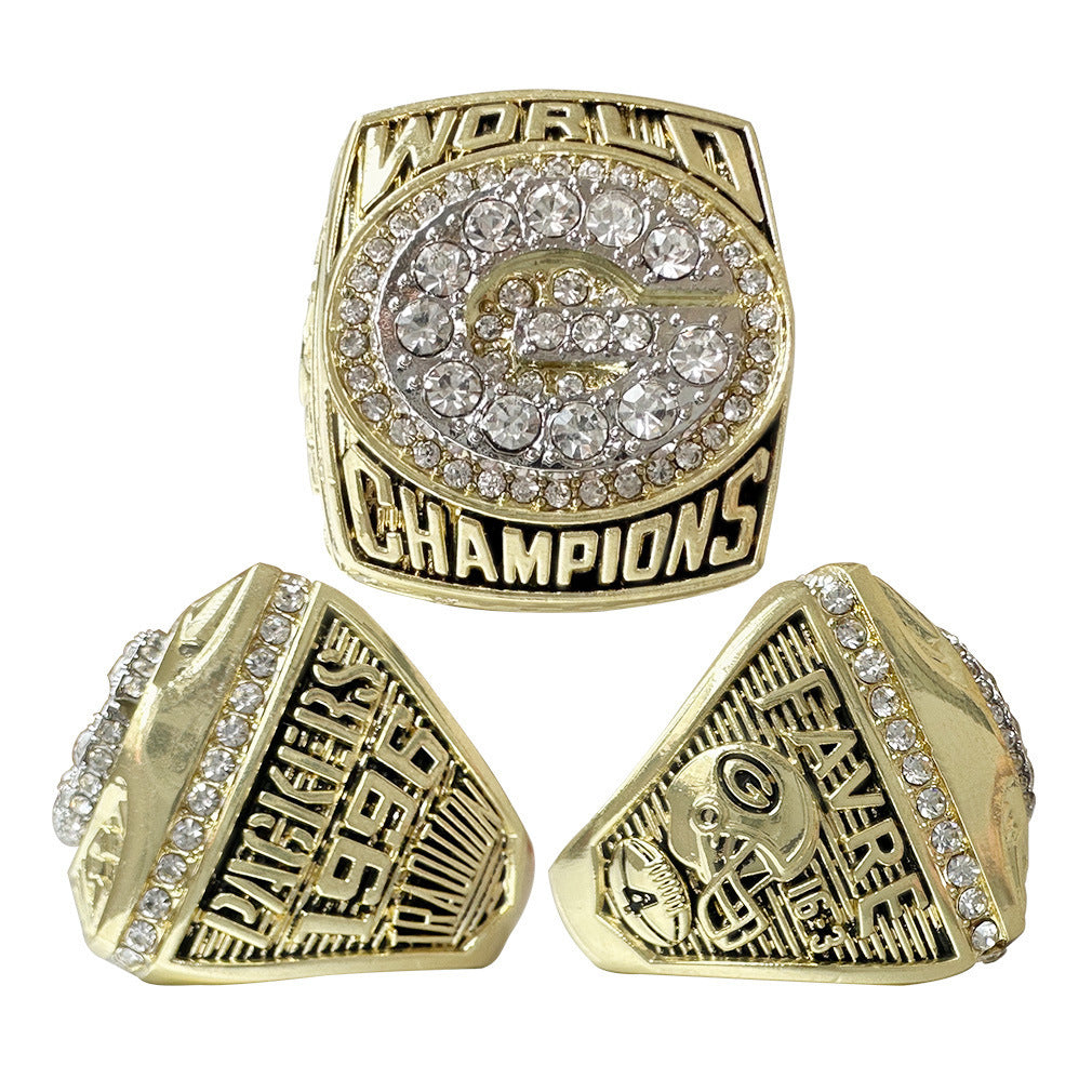 Covering Technique Champion Super Bowl Rugby Ring
