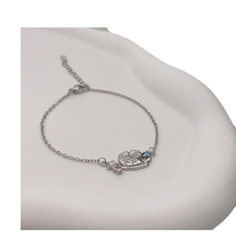 Twin Stars Shooting Star For Cute Cartoon Bracelets