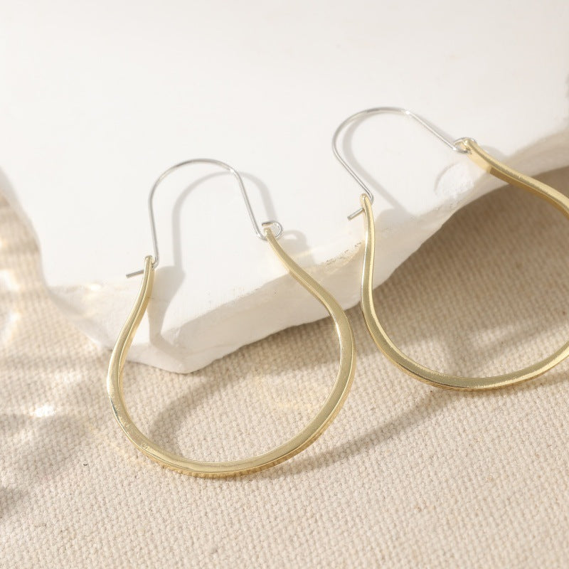 Vintage Bronze Big Ear Copper Simple Rings