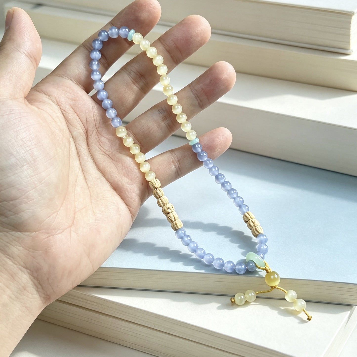 Women's Purple Opal Color Light Luxury Day Passion Fruit Seed Bracelets