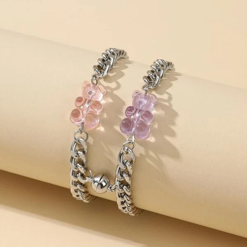 Cute Style Niche Fresh Couple Bead Necklace