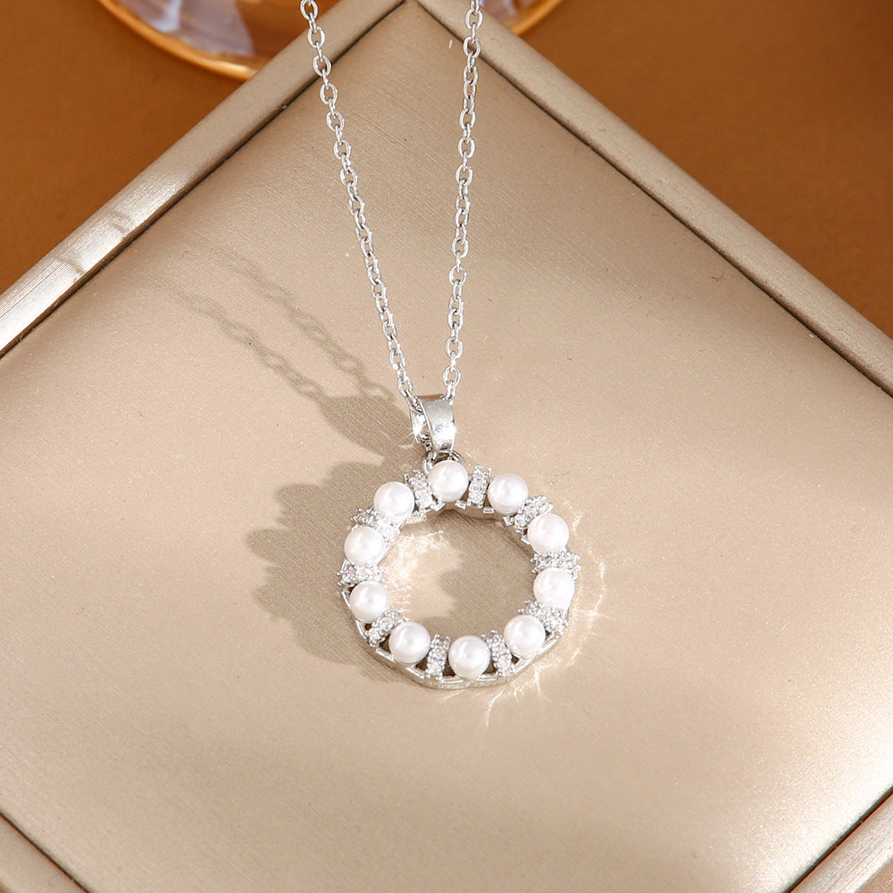 Women's Titanium Steel No Fading High-grade Design Necklaces